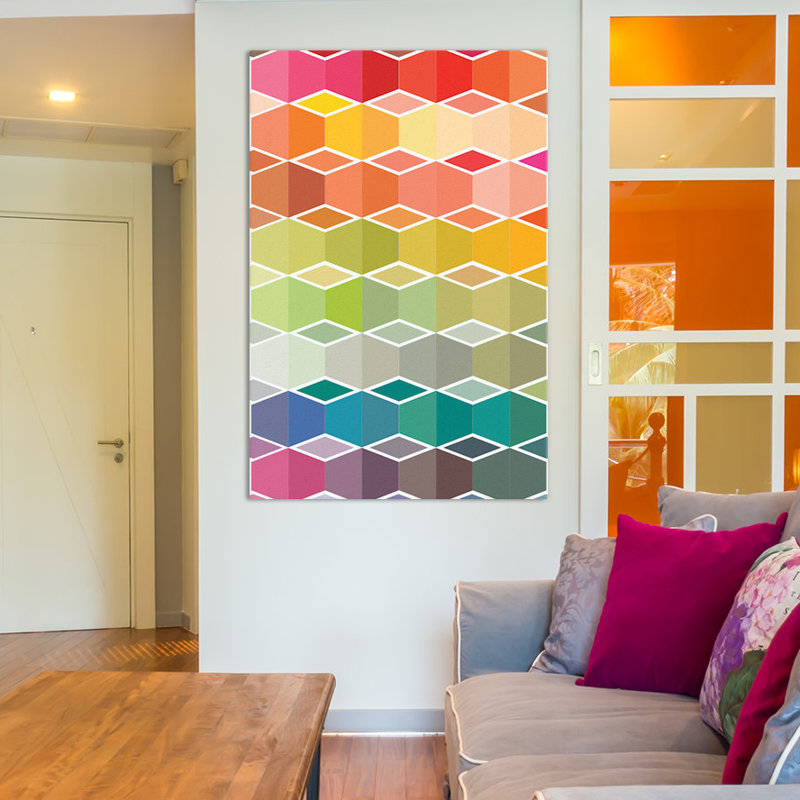 « flanneur i », impression sur toile tendue, H 60 po x l 40po x P 1,5 po