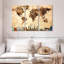 «Rustic Map», reproduction sur toile-364387706