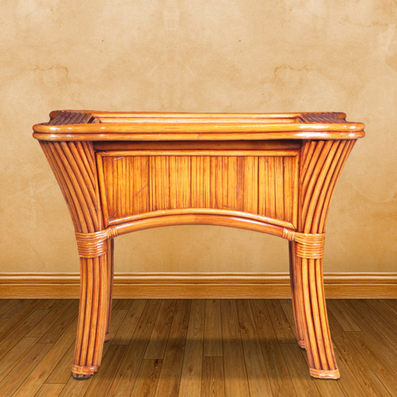Kingston Reef Glass Top End Table