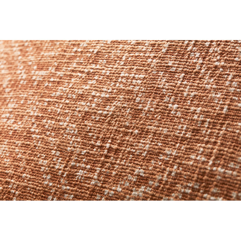  Coussin en coton Tribal, Orangé, Duvet