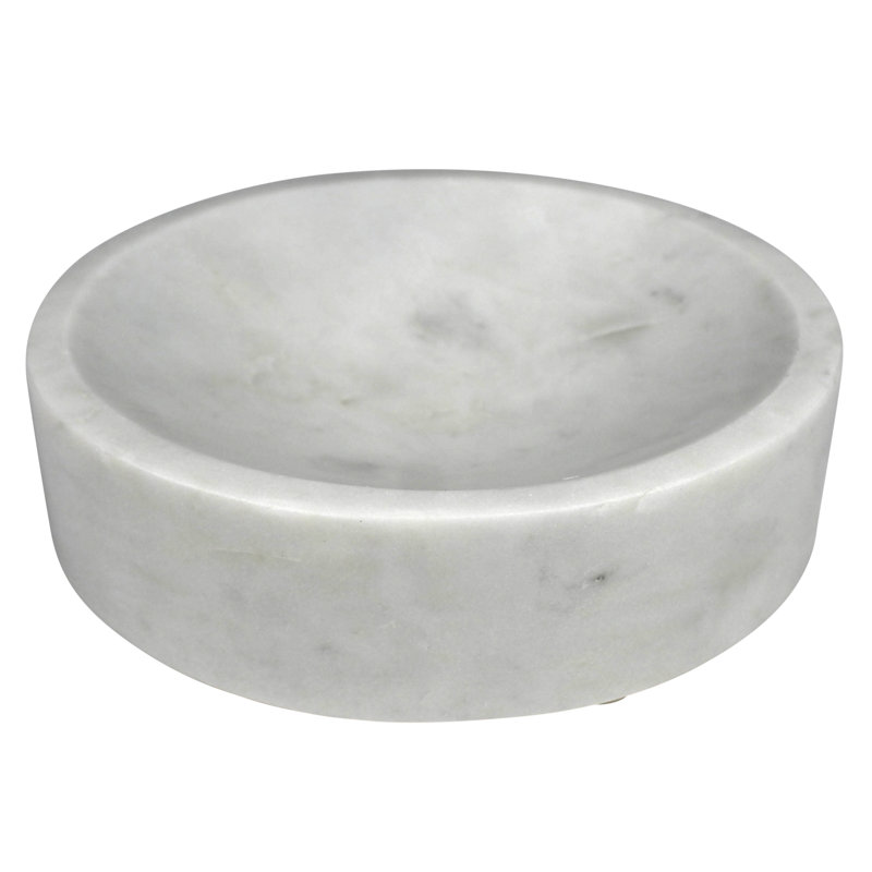 Bol de plongée, marbre blanc