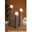 Ryker 19" H Cotton String/Wood Tabletop Pillar