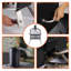 Paesyn Steel Wood Burning Outdoor Pizza Oven with 2-layer in Black-1142239369