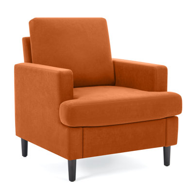 Mid-Century Linen Accent Chair – Stylish