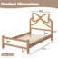Lit plateforme simple en bois avec tête de lit Whimsy Kids-133452186