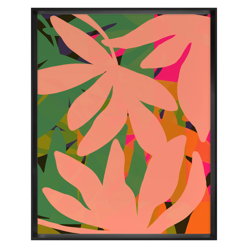 "Vivid Garden 2" par Bock, Alicia, H 20 po x l 16 po, Noir