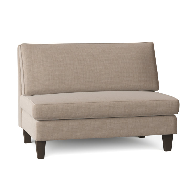 Causeuse Valerie, Café au lait Metrolinen, Brun acajou