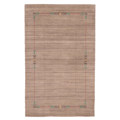 Tapis gris Kashkuli Gabbeh 5 pi 0 po x 8 pi 0 po