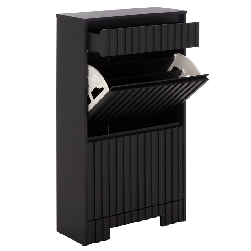 Sohan Shoe Storage Cabinet, Black
