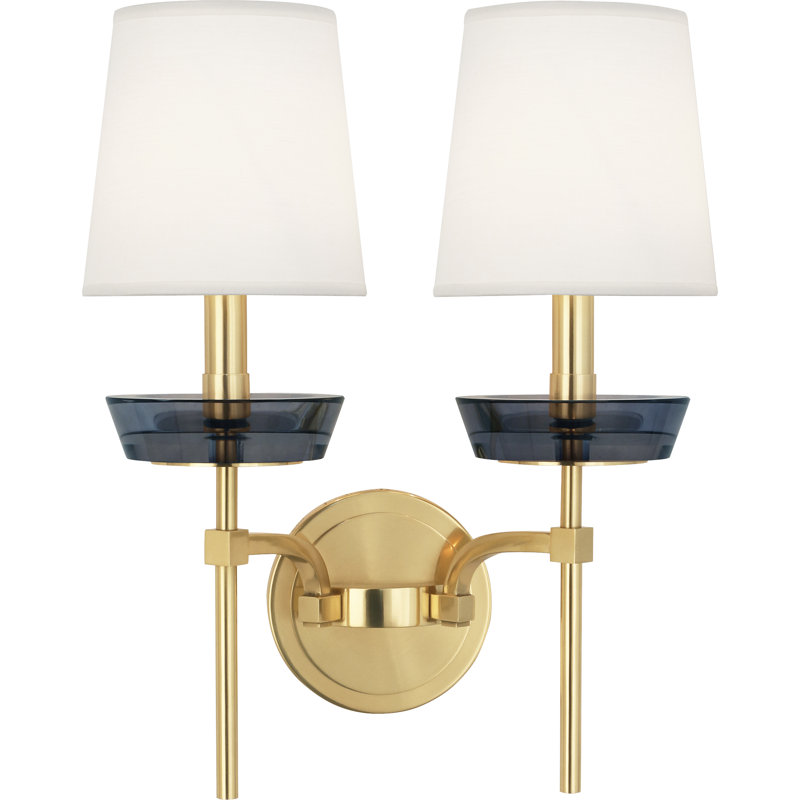 Cristallo 2 - Light Armed Sconce, Modern Brass