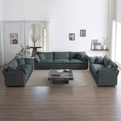 3 Piece Sofa Set Oversized Sofa Comfy Sofa Couch