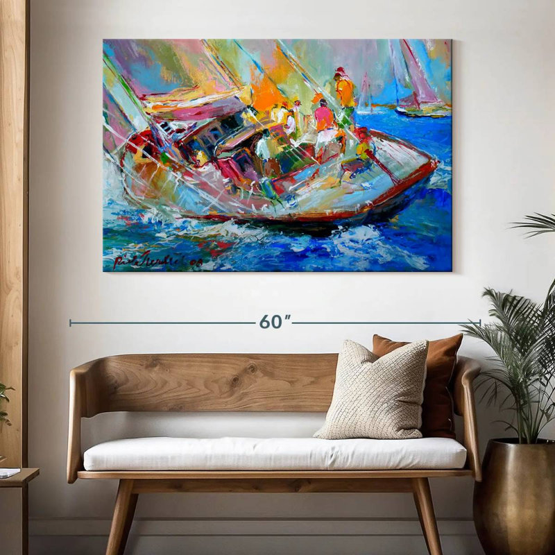 Mehar Sail, 34" H x 51" W