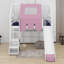 Lit mezzanine simple avec tente-745555564