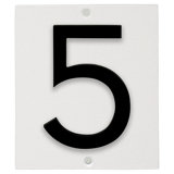 Floating 1-Line Wall Address Plaque