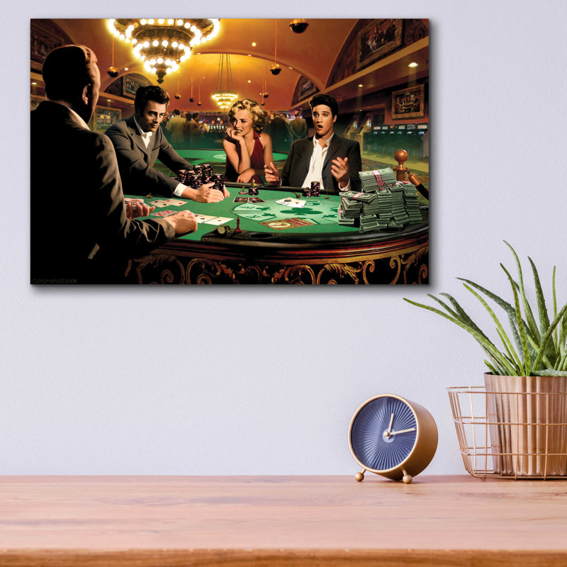 Royal Flush par - Impression sans cadre, H 12 po x l 16 po x P 0,13 po