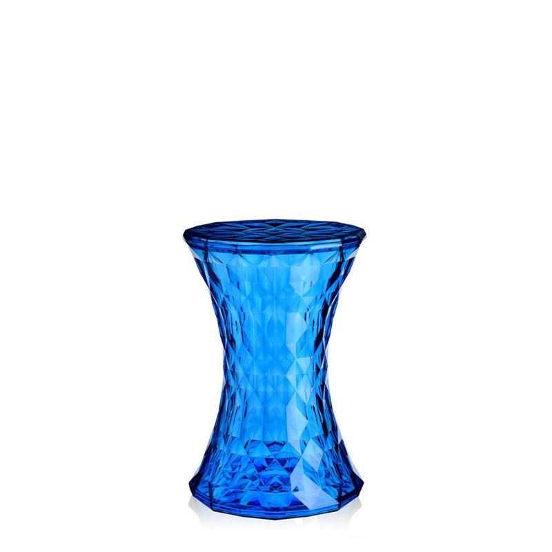 Tabouret décoratif inspried stones stone Bufford, Bleu