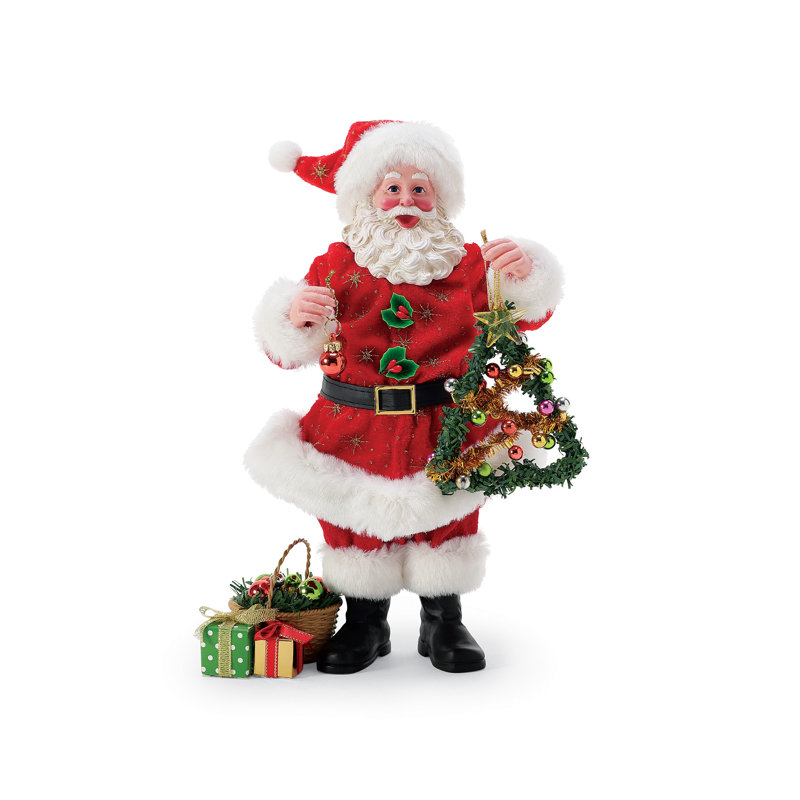 Christmas Traditions Holiday Accents Santa 10.5in