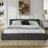 Queen Size Upholstered Bed Frame-1081079193