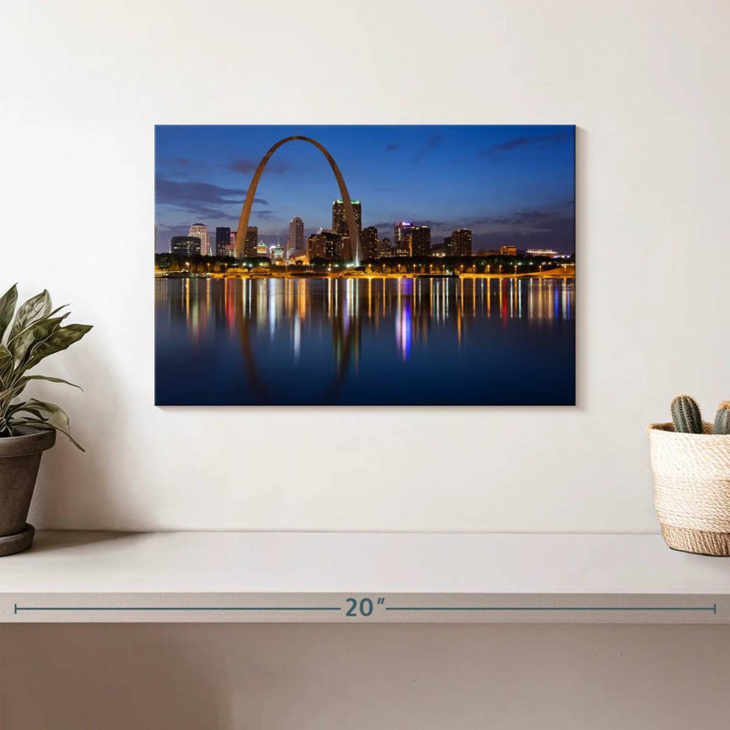 St. Louis Waterfront, H 8 po x l 12 po