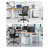 Office Chair Executive Computer Chair Swivel Rolling Office Desk Chiar Ergonomic Height Adjustable Office Chiar with Lumber Support Armrest for Home Office-1831052706