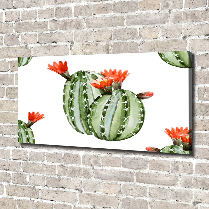 Cacti - No Frame Print on Canvas