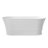 CASAINC 59" Solid Surface Freestanding Soaking Bathtub With Drain