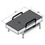 Cadre de lit simple ajustable avec télécommande et matelas en mousse à mémoire de forme de 6 po