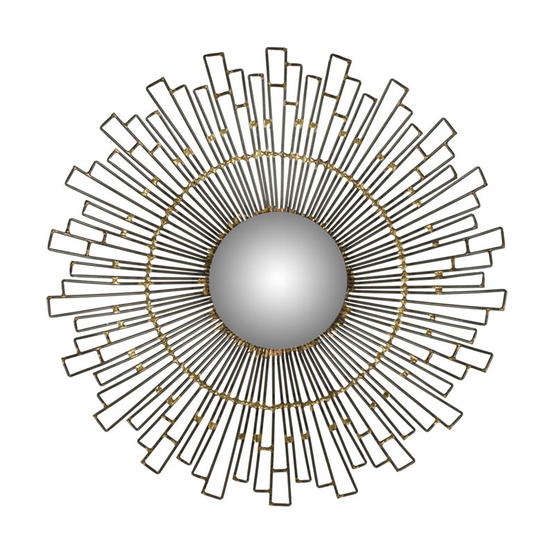 Romulus Iron Flat Wall Mirror
