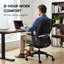 Fauteuil de bureau ergonomique COLAMY, fauteuil de bureau à réglage instantané avec siège en lévitation, accoudoirs synchronisés 4D, soutien lombaire et dossier en filet respirant, pin-1989672801