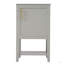 Meuble-lavabo de 20 po avec lavabo, armoire de salle de bain avec porte à fermeture douce, support de rangement et tablette ouverte-1116291042