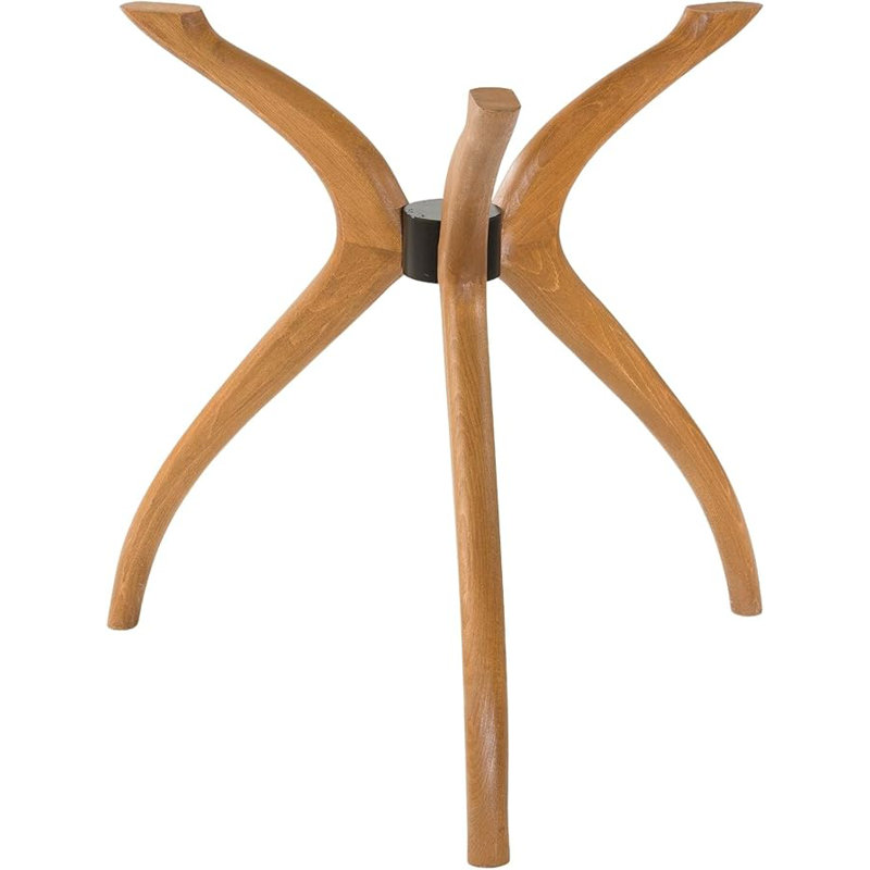 Base de table courbée moderne Mid Century