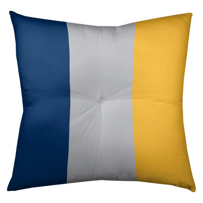 Striped Reversible Throw Pillow