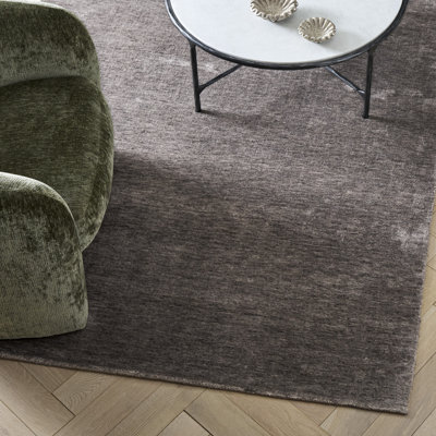 Mcelroy Hand-Woven Charcoal Area Rug