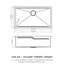16 Gauge Stainless Steel, 33 X 19 Inch, Undermount Kitchen Sink, Z - Shaped Ledge, X Water Guide, Coating, Pad, Useful Tools 33" Single Bowl T304 Steel Sink With Shaped Ledge For Seamless Meal Prep,