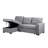 Chanele Upholstered L-Shaped Sectional Reversible-222361518