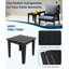 Table basse d'extérieur 2 pièces Hdpe-103313463