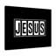 Jesus White Bars - Wrapped Canvas Print-971031725