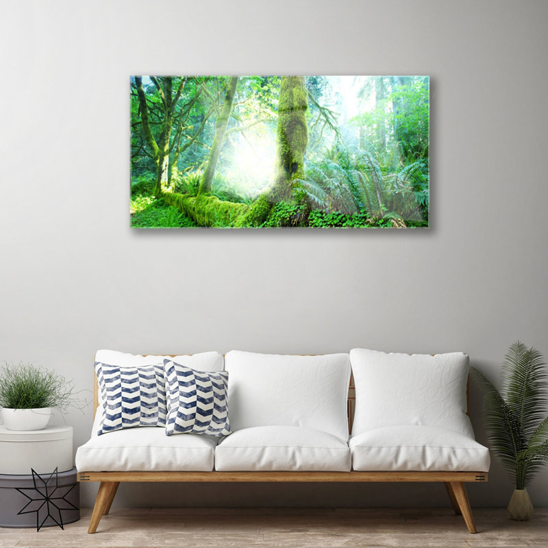 Nature Forest - No Frame Print on Glass