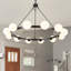 Luminaire lustre à bulles 12 lumières Chupp