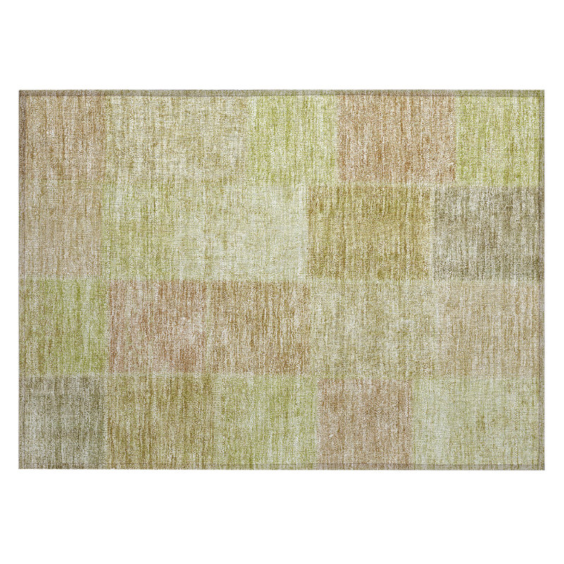 Fareham Washable Patchwork Indoor / Outdoor Rug, Rectangle 1'8" x 2'6"