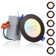 4? Ultra Slim Selectable CCT Remodel IC LED Canless Recessed Lighting Kit