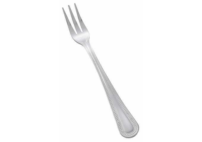 Dots Stainless-Steel Oyster Fork, Heavyweight, 6.75" (12 Pack)