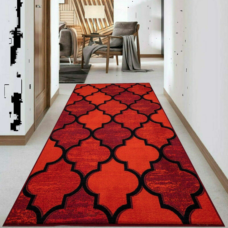 Runner Amirreza Geometric Area Rug, Runner 80 x 300cm