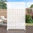 72"x 47" Outdoor Rectangular Metal Privacy Screen