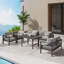 Brandtley Aluminum Dining Table-80584925