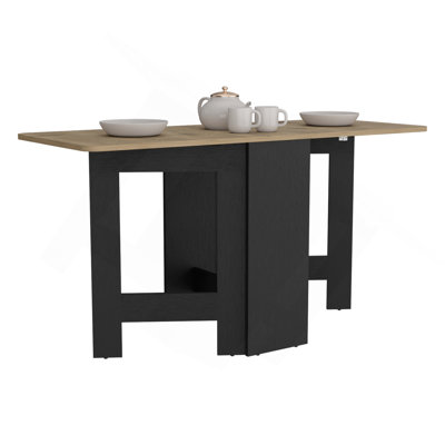 Table pliante Gateleg compacte et compacte