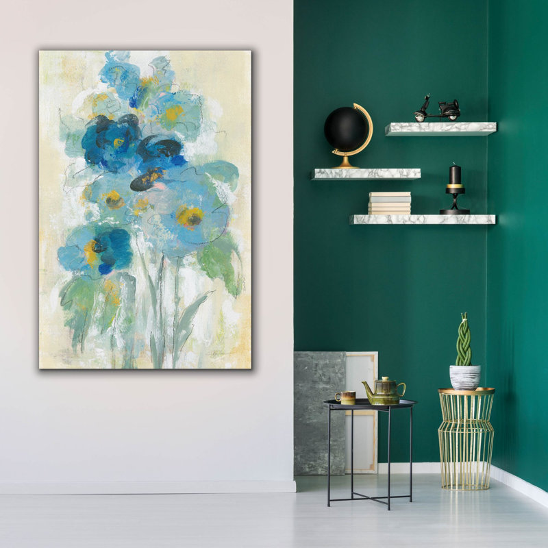 «Loose Bouquet II» par Silvia Vassileva, art mural sur toile, H 60 po x l 40 po x P 1,5 po