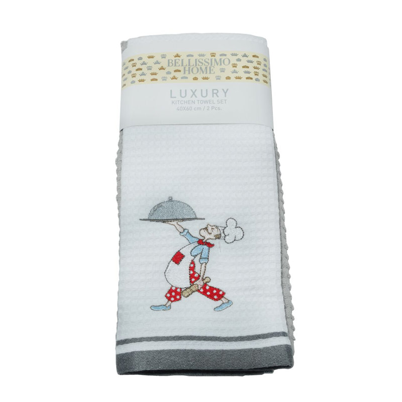 Cotton Embroidered Kitchen Towel