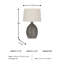 Lampe de table 27,5 po Gambrell