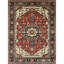 High-Quality Hand-Knotted Red And Blue Area Rug-1925348961